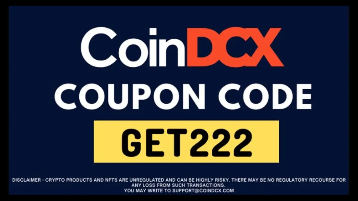CoinDCX coupon code today 2022