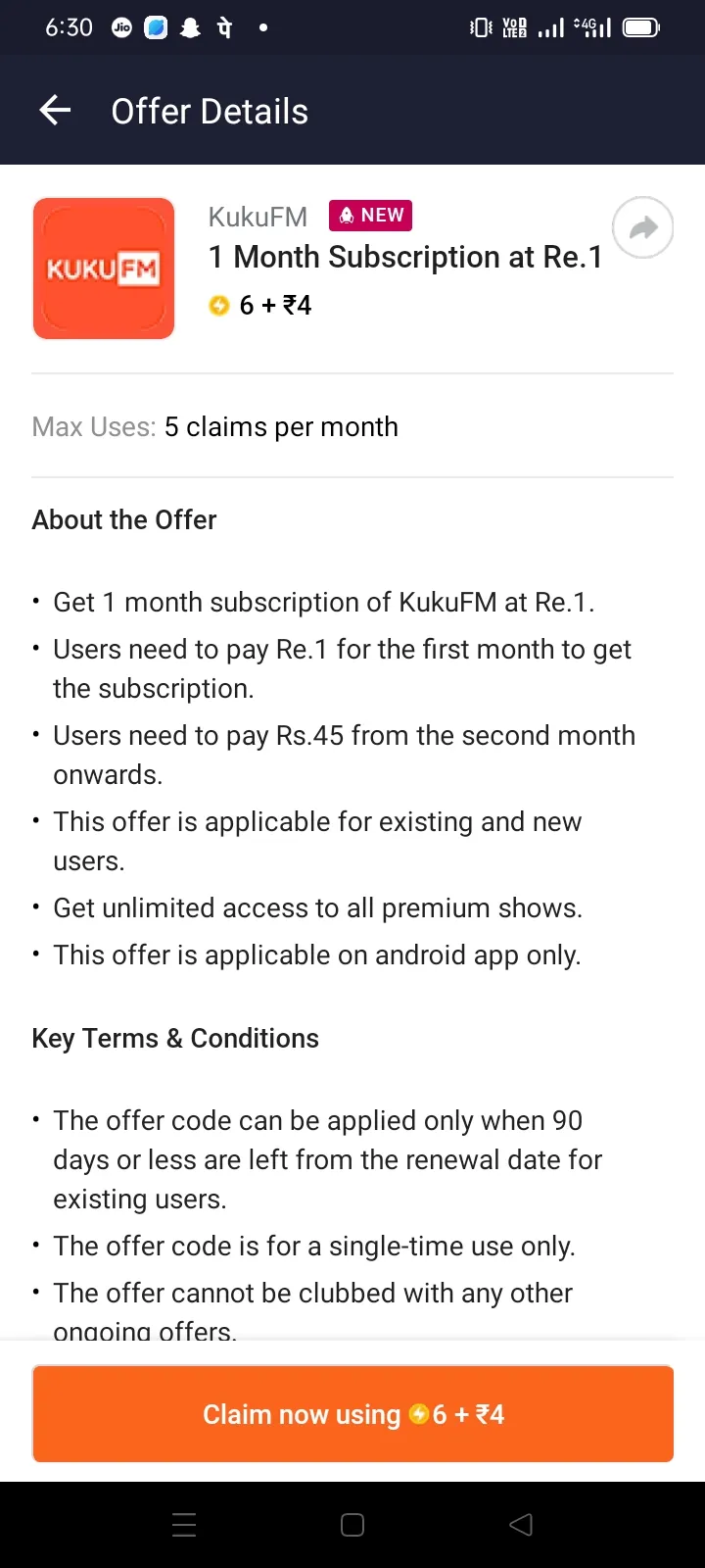 Kuku Fm Premium Subscription Free Coupon Code