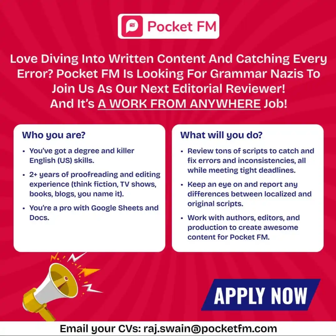 Pocket FM Jobs