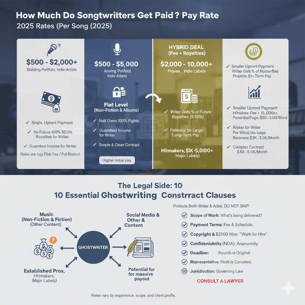 Ghostwriter Earnings Tiers