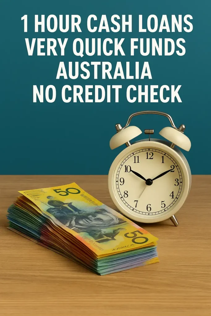 1 Hour Cash Loans Very Quick Funds Australia No Credit Check