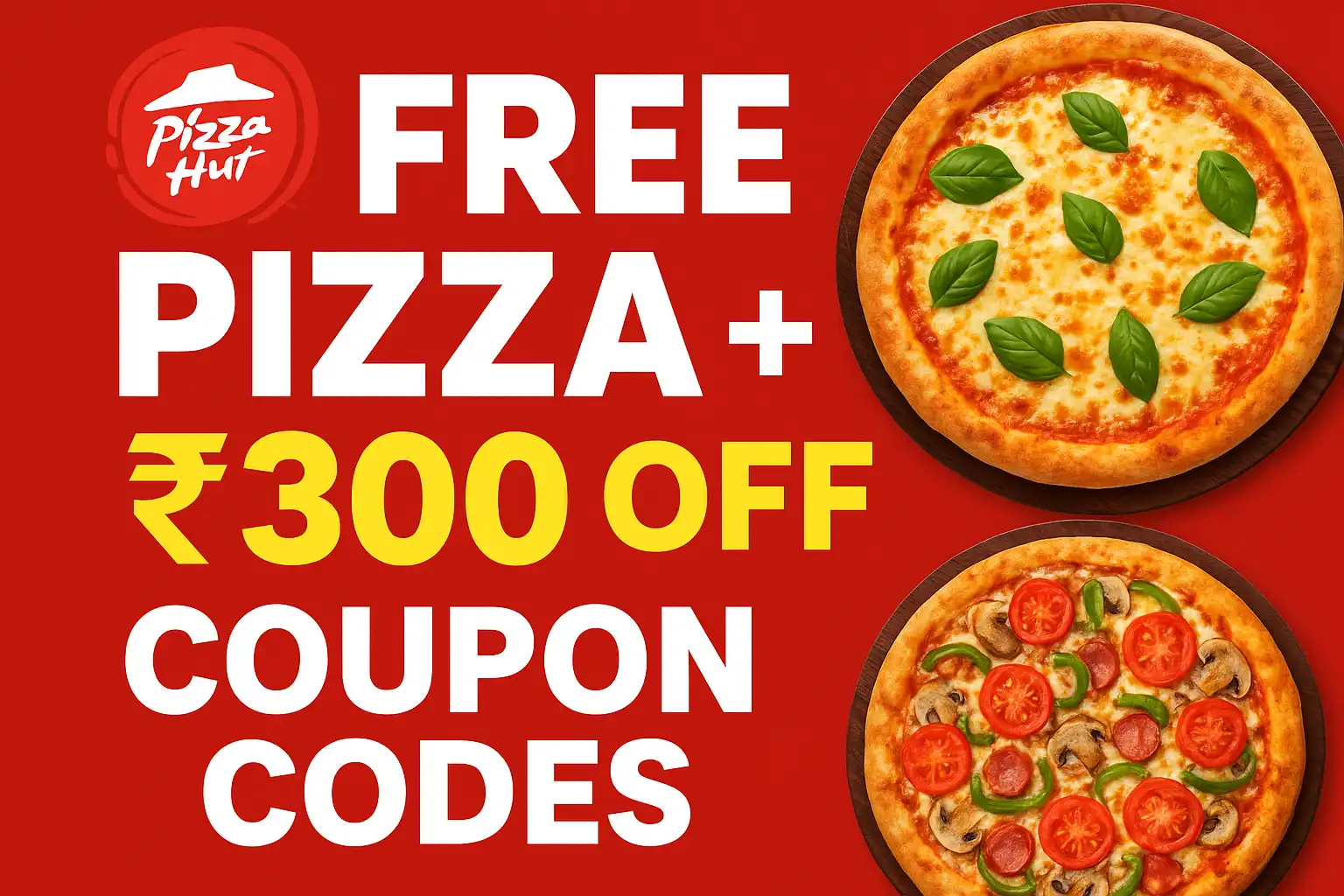 Pizza Hut Coupon Codes Today: