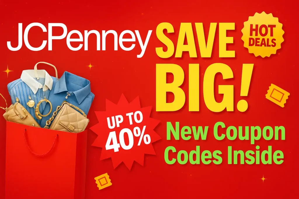 JCPenney Coupons & Promo Codes 2025:
