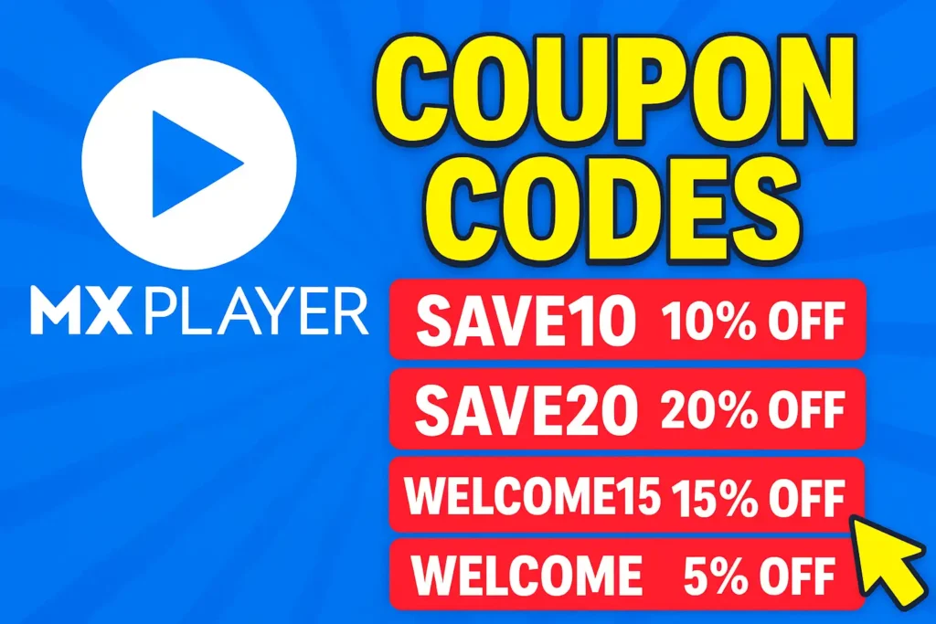 MX Player Coupon Codes & Exclusive Offers 2025