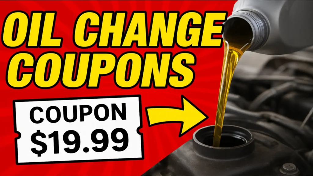 Oil Change Coupon Codes 2025