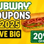 Subway Coupons, Promo Codes & Deals – Save Big on Your Next Meal