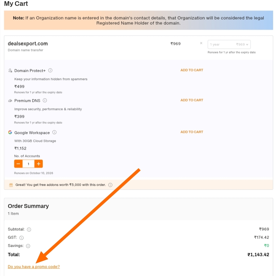 Apply Your Coupon Code