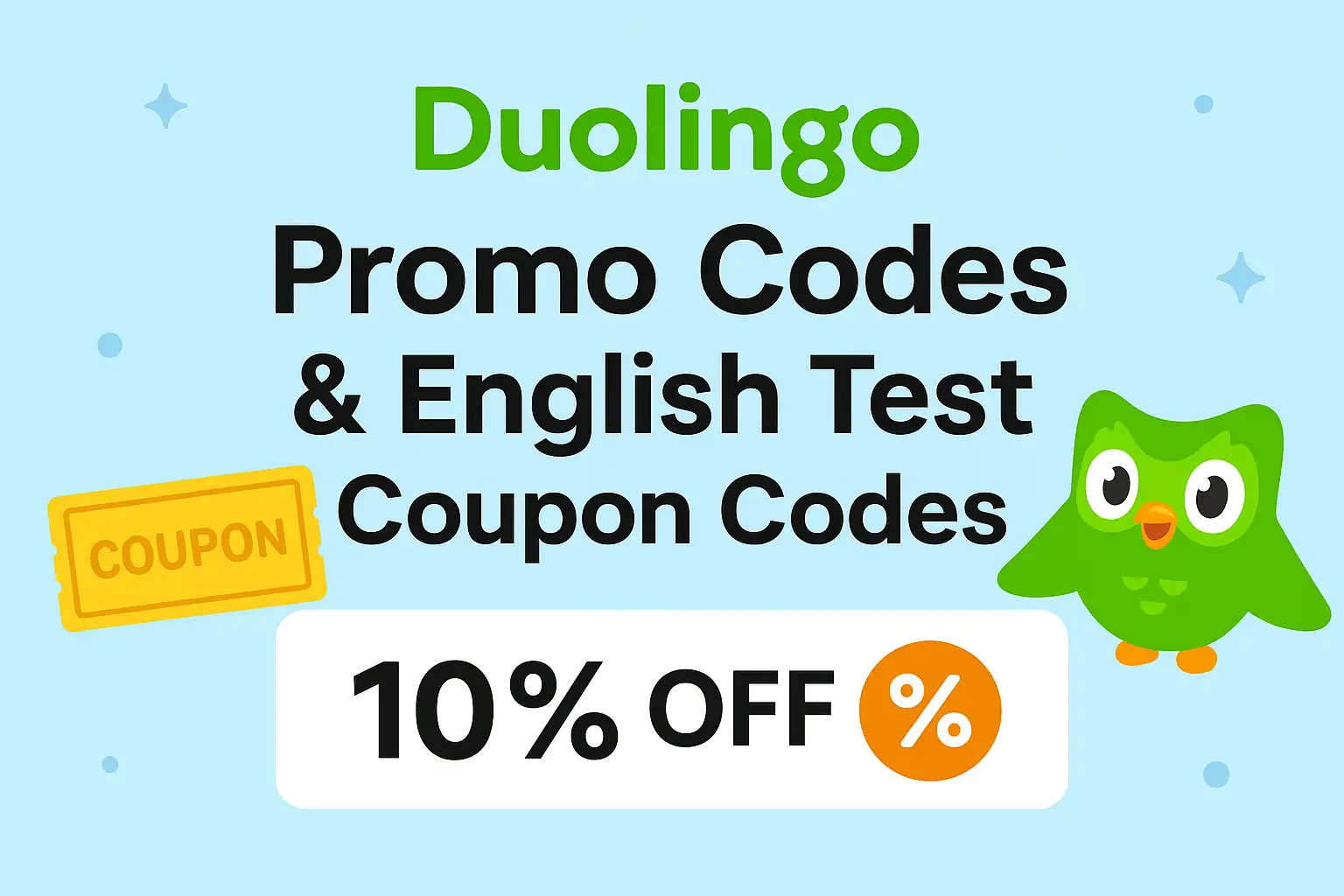 Duolingo Promo Codes & English Test Coupon Codes