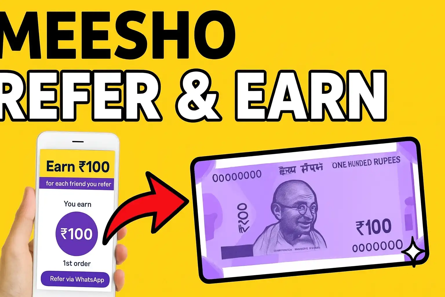 Meesho Refer & Earn Guide — How to Get ₹100 per Referral