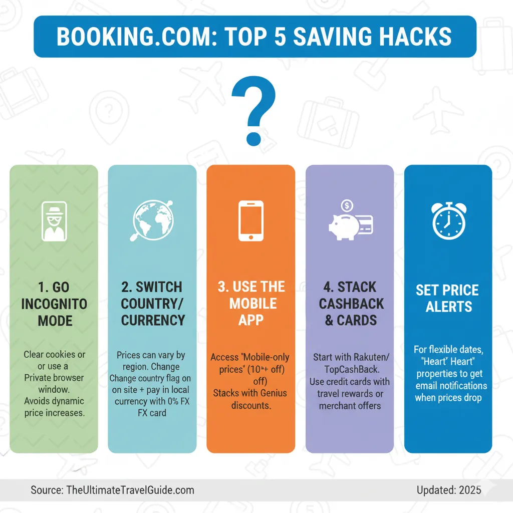 Top 5 Booking.com Saving Hacks