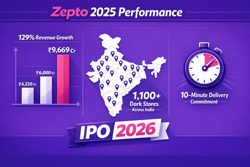 Zepto 2025 Insights Infographic