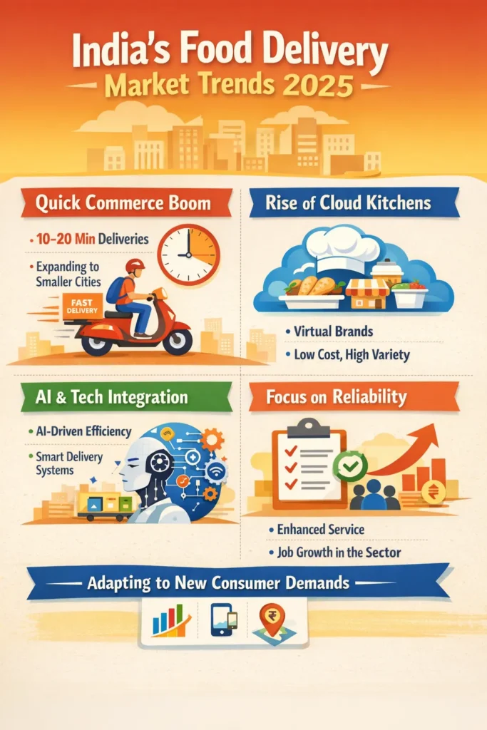 India's food delivery trends 2025