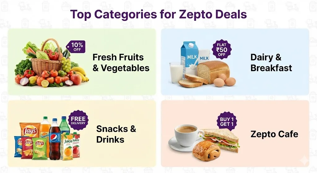 Zepto Bank, UPI & Wallet Offers