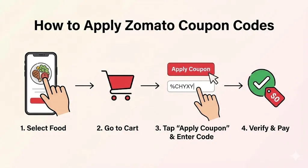How to Use Zomato Coupon Codes