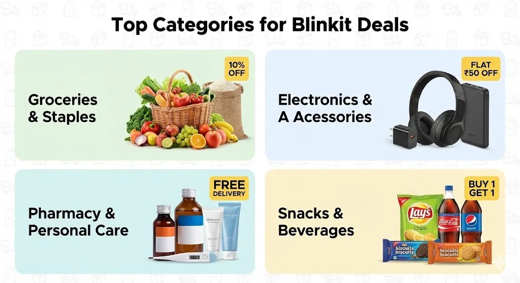 Blinkit where users can often find the best deals and coupons.